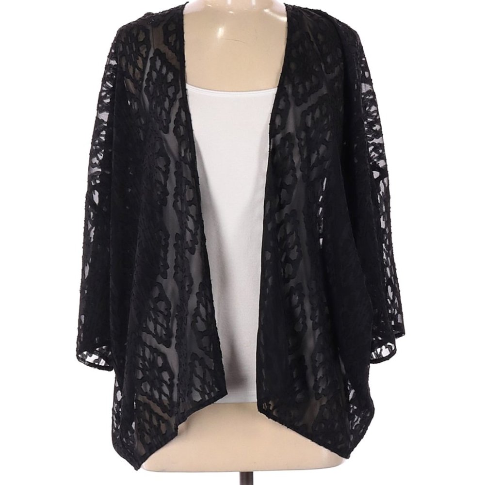 ⚡️Last days! bishop + young Black Kimono w/ Diamond Pattern M